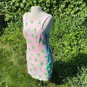 Lilly Pulitzer Monkey Pattern Sleeveless Sundress